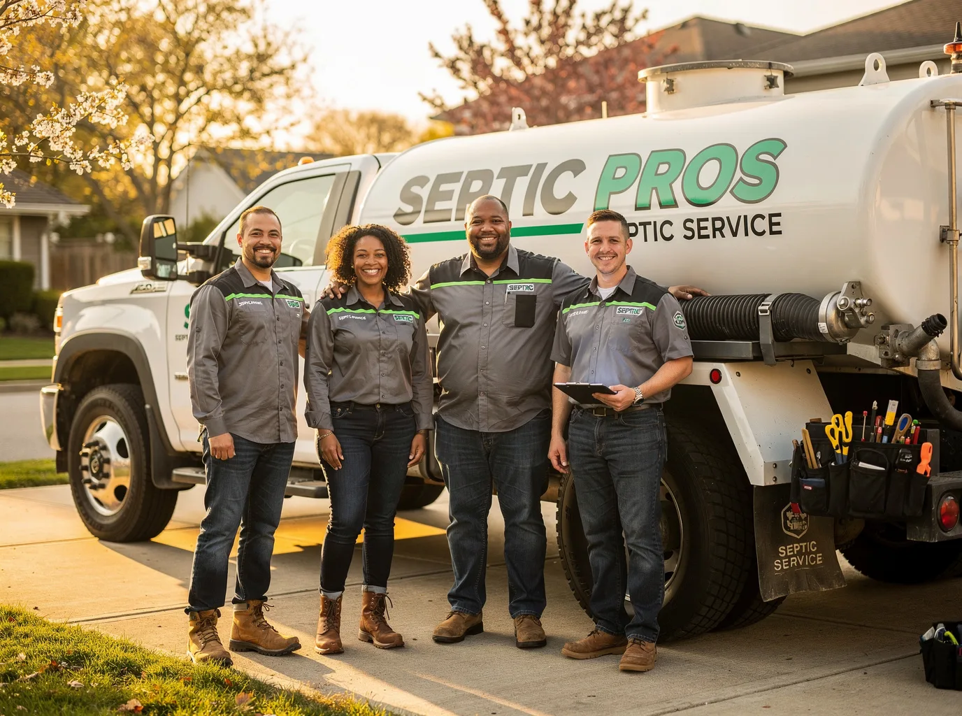 Septic Tank Pumping company in Birchleaf, VA